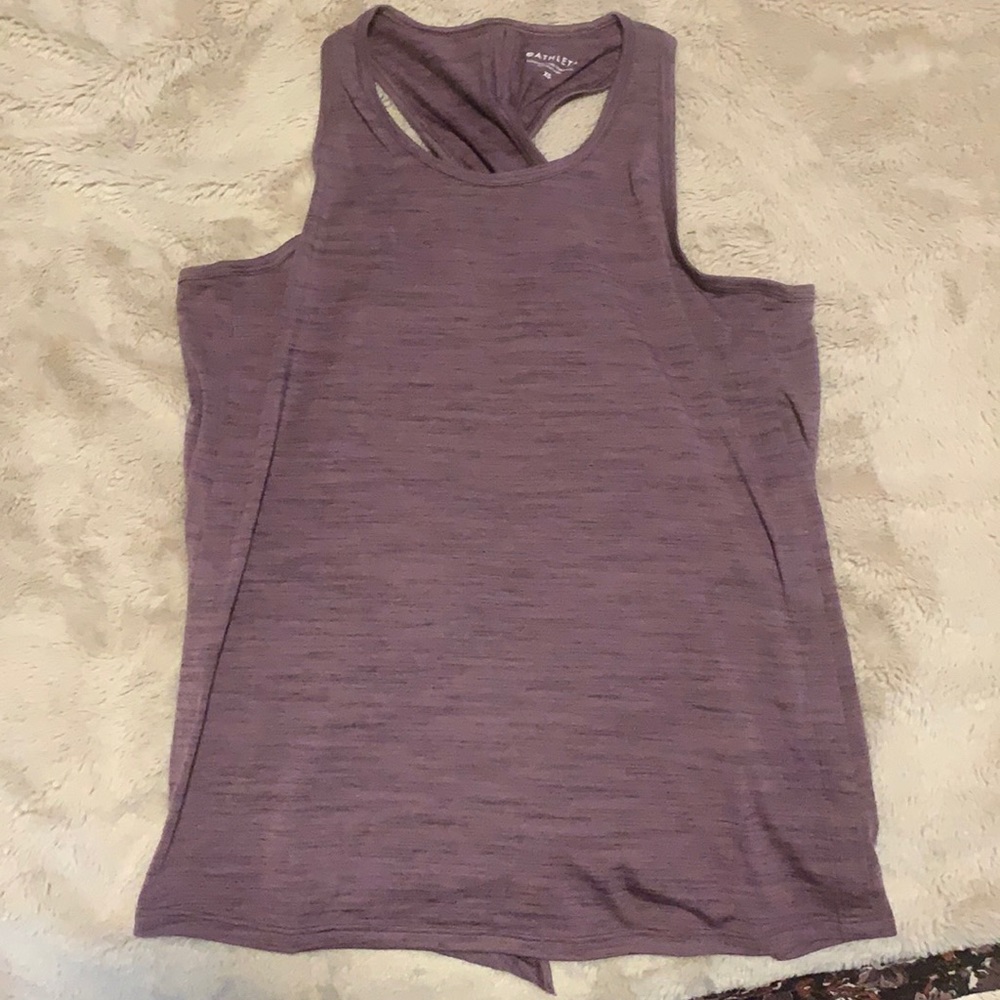 Athleta twist back tie back tank